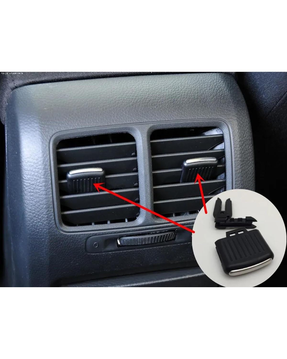 SXXJVES Part Number For Golf 6 For Golf 5 For Jetta 5 rear air conditioner air outlet air nozzle 1KD 819 203 1K0 819 203(Separate paddle)