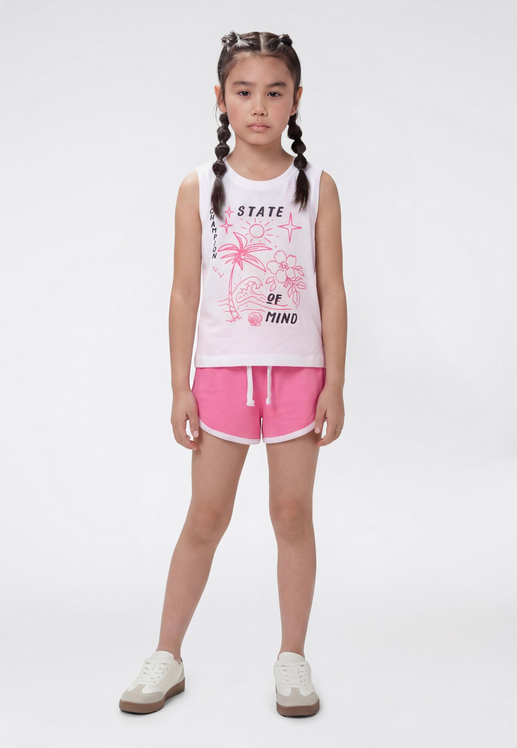 Champion Girl - Graphic Shorts Set T-shirt Bambine e ragazze