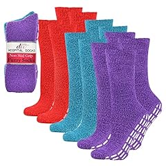 6 Pairs Red/Teel/Purple