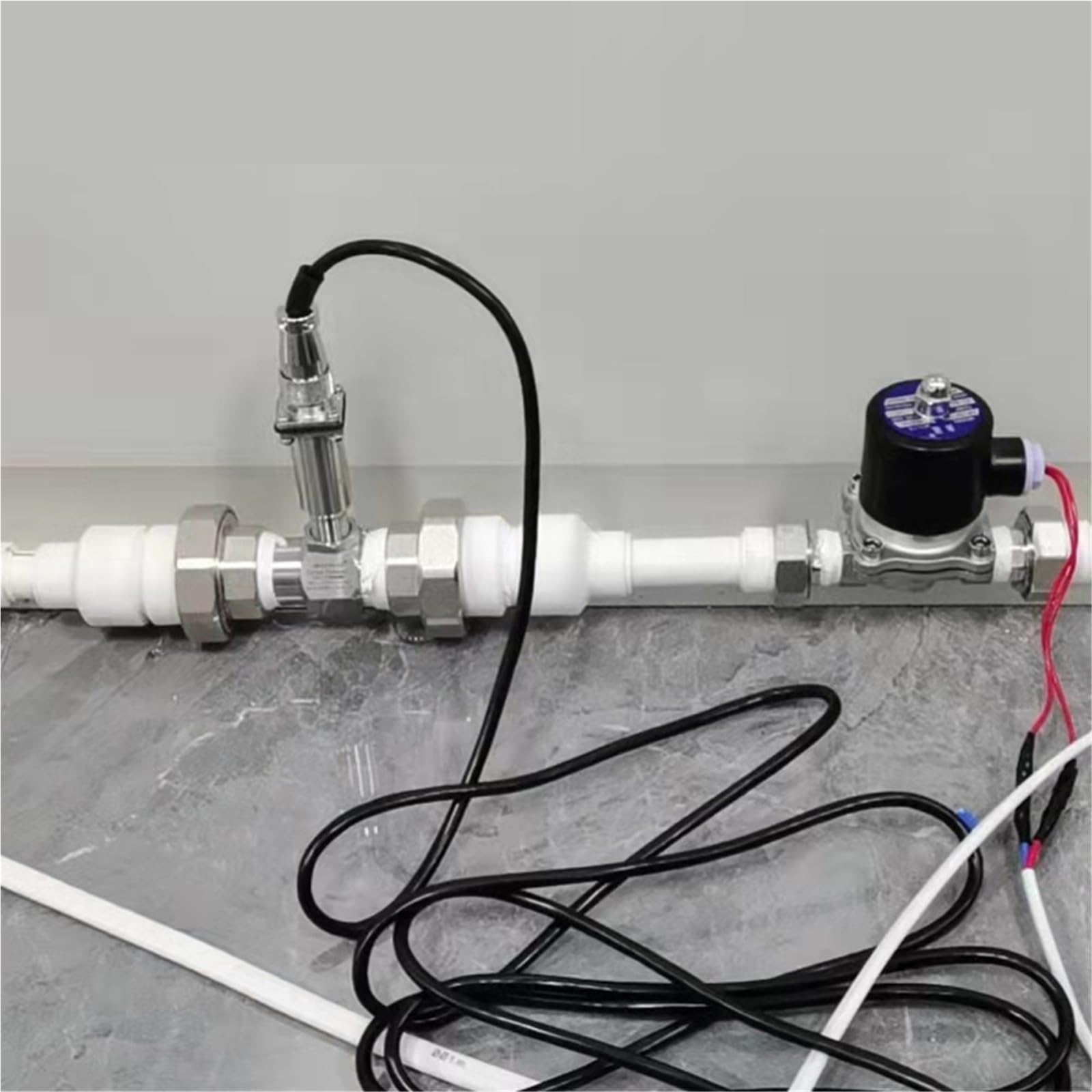 Medidor de caudal de agua, Medidor de flujo de alta precisión, rosca macho, Sensor SS304, agua, Alcohol, gasolina, combustible hidráulico, Sensor de flujo de aceite, pulso PLC(DN32)