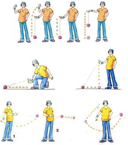 Miniatura 8 de MAGICYOYO Aleación profesional Yoyo N11 Yoyo - Rodamientos de bolas YoYo de metal con bolsa, guante, 12 cuerdas Yoyo y rodamiento sensible (negro