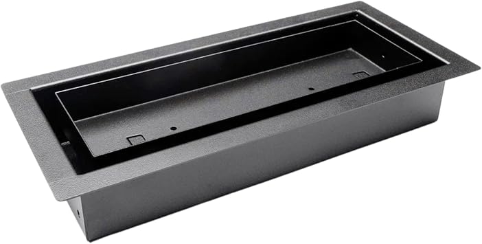 Fittes Framed Floor Vent [Luxe], Minimalist Steel HVAC Air Return Register Cover, Customizable Adjustable Airflow Solution for Home Floor, 15-Min DIY Install, Damper Included - 4x10 - Matte Black