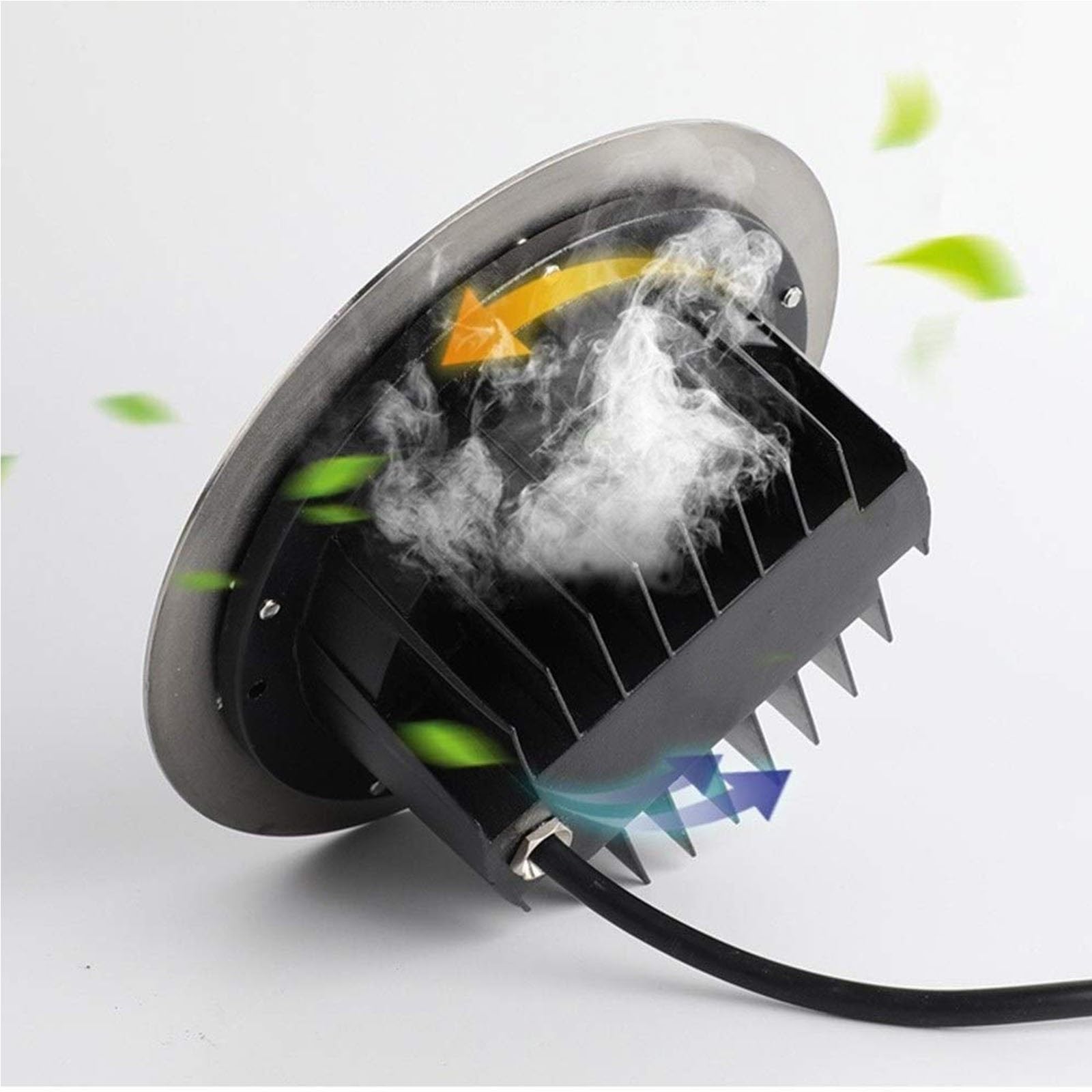 Reflektory LED Zewnętrzne - 85-265V Reflektor Światła Podłogowe, Wodoodporna lampa podłogowa IP67, oświetlenie zewnętrzne, oświetlenie krajobrazowe, podziemne światła LED ( Kolor : Yellow light, S