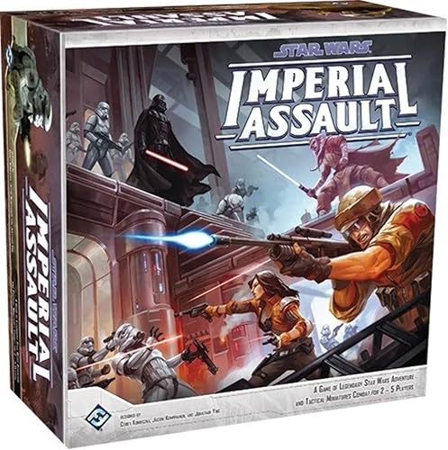 Star Wars Imperial Assault Core Set - Juego de Estrategia de Miniaturas de Ciencia Ficción Épico de Resistencia Rebelde contra Fuerzas Imperiales, Edades 14+, 1-5 Jugadores, 1-2 Horas de Tiempo de Juego, Hecho por Fantasy Flight Games