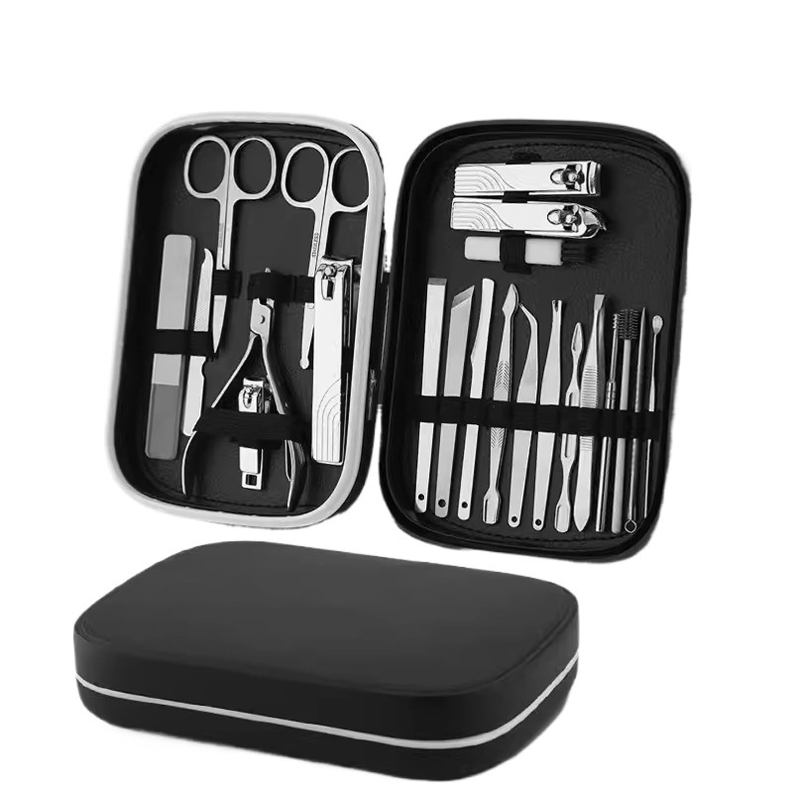 Tagliaunghie con bocca smussata, tagliaunghie grandi for uso domestico(Silver)