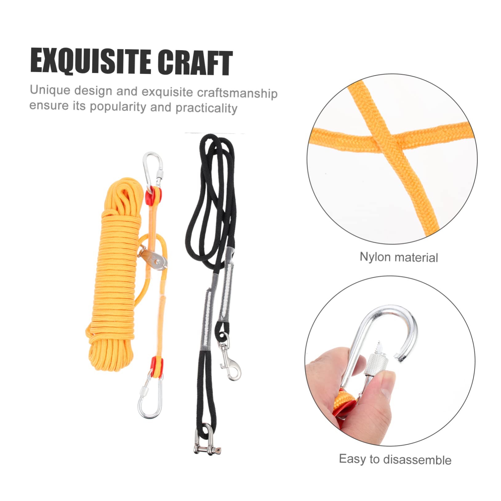YARNOW Cable para Perros De Camping Equipo para Acampar Perros Cable De Sujeción para Mascotas Al Aire Accesorio para Correas De