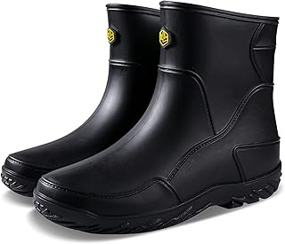 USOR Rain Boots for Men WOMEN PVC Rubber water Boots Waterproof Garden Fishing Outdoor Work shoes
