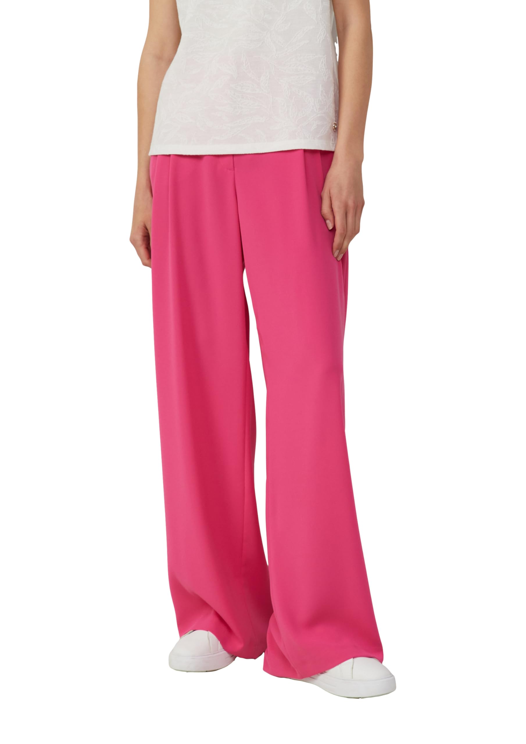 s.Oliver Damen Crêpe Extra Wide Leg Hose