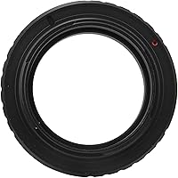 Vista 8 de Anillo adaptador de telescopio astronómico de 2 pulgadas T2-AI, anillo adaptador de lente de telescopio mental para telescopio de montaje en T de 2