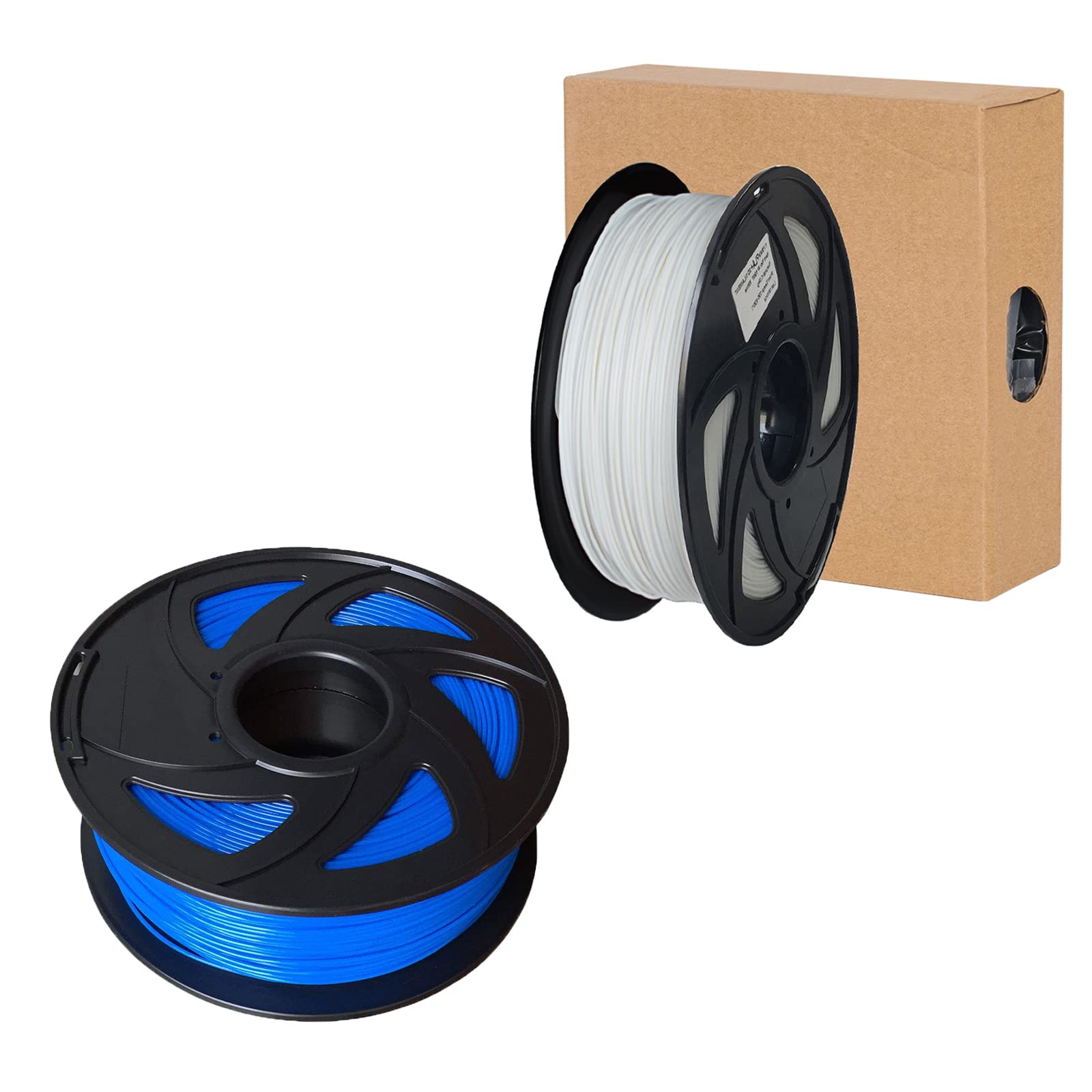 Flexible TPU 3D Printers Filament, 1.75mm,,Accuracy +/- 0.05mm, Net Weight 2KG(4.4LB),Transparent TP