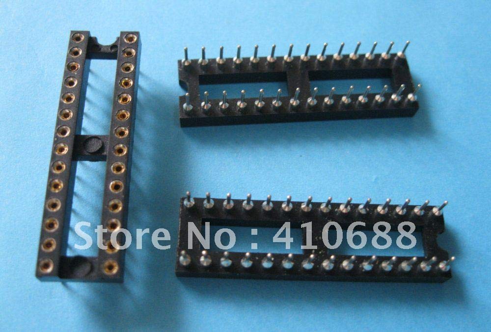 Wiring Connecting Terminals - 170 Pcs IC Socket Adapter Round 28Pin headers & (IC) Sockets Pitch 2.54mm X=7.62mm