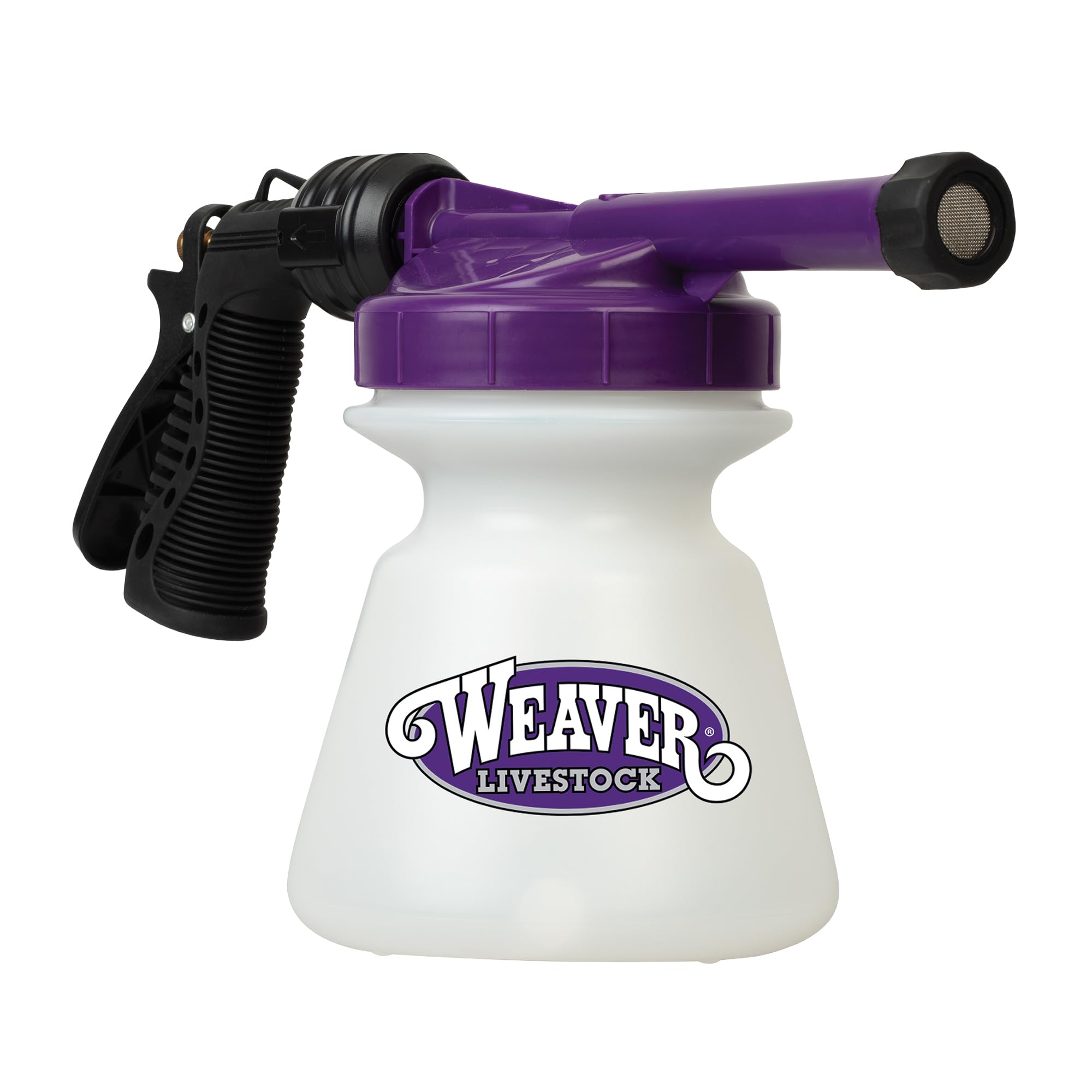 Weaver Leather Livestock Foamer for Cleaning Horses, Goats, Sheep, Swine or Dogs Includes Container with lid and Spray Nozzle with Easy On/Off