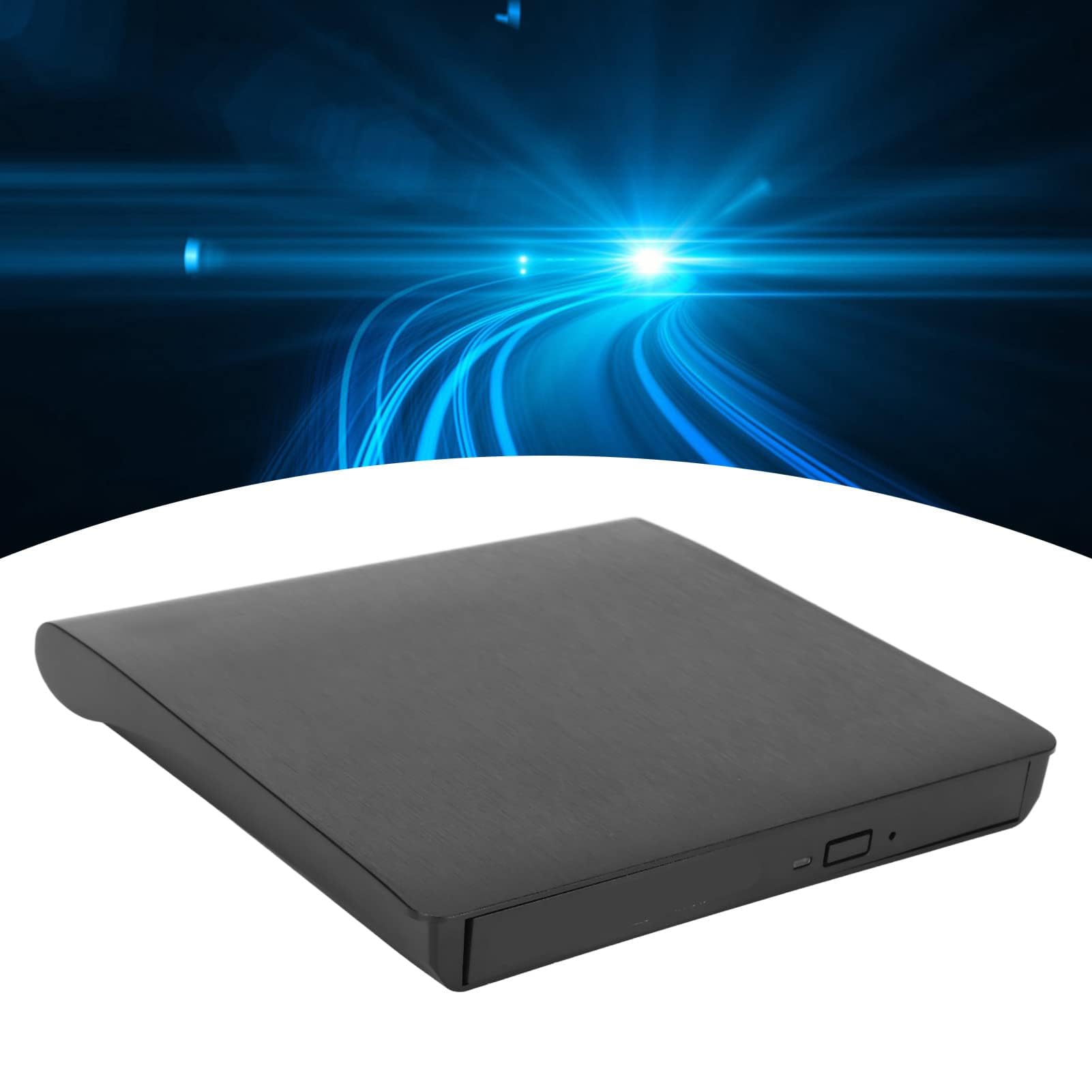 Ejoyous Zewnętrzny napęd DVD, port USB 3.0/2.0 typu C, przenośna nagrywarka i czytnik CD/DVD-ROM, 5 Gbit/s, do komputera PC/laptopa/komputera stacjonarnego
