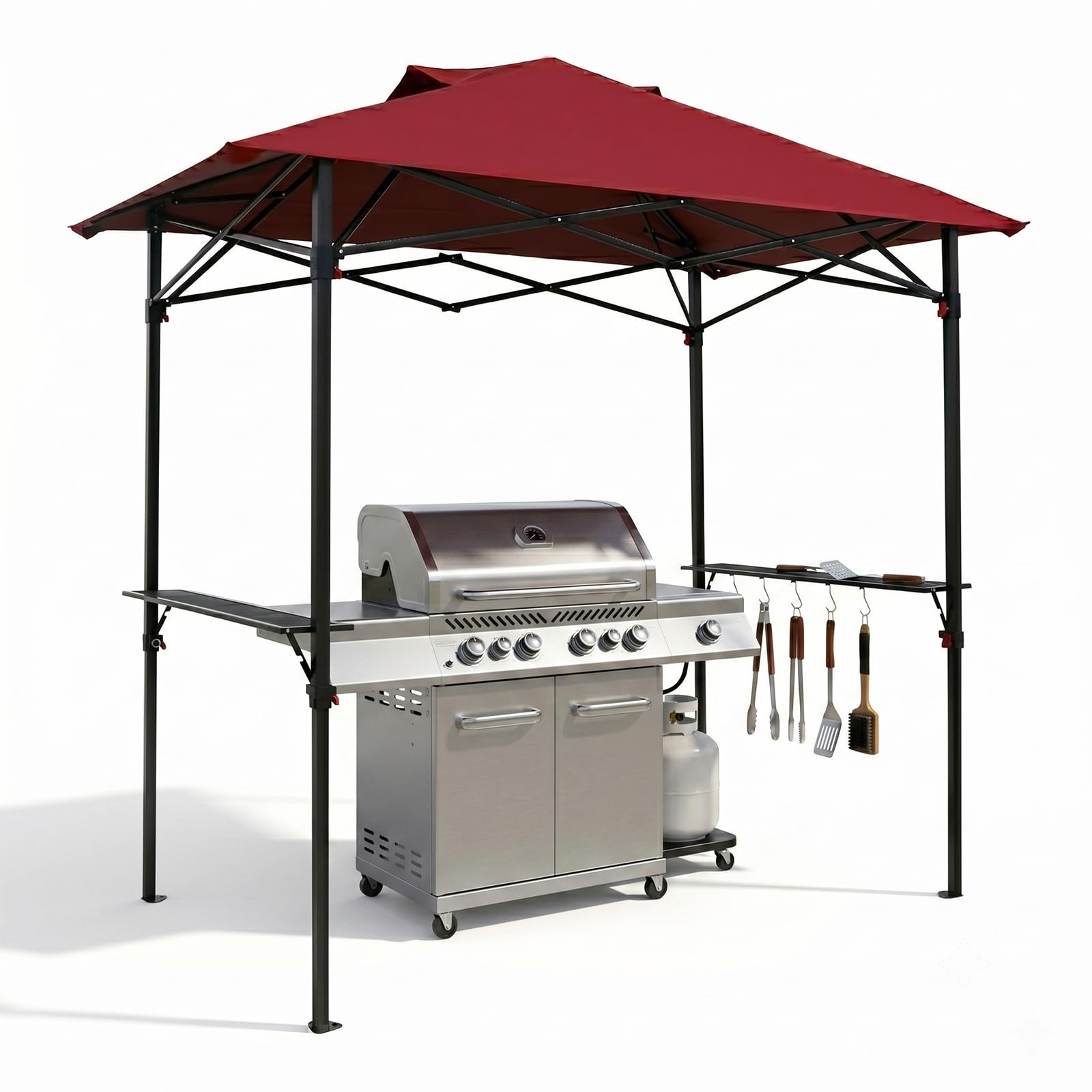 Amazon.com : COOS BAY 8x5 Pop Up Outdoor Grill Gazebo, Portable