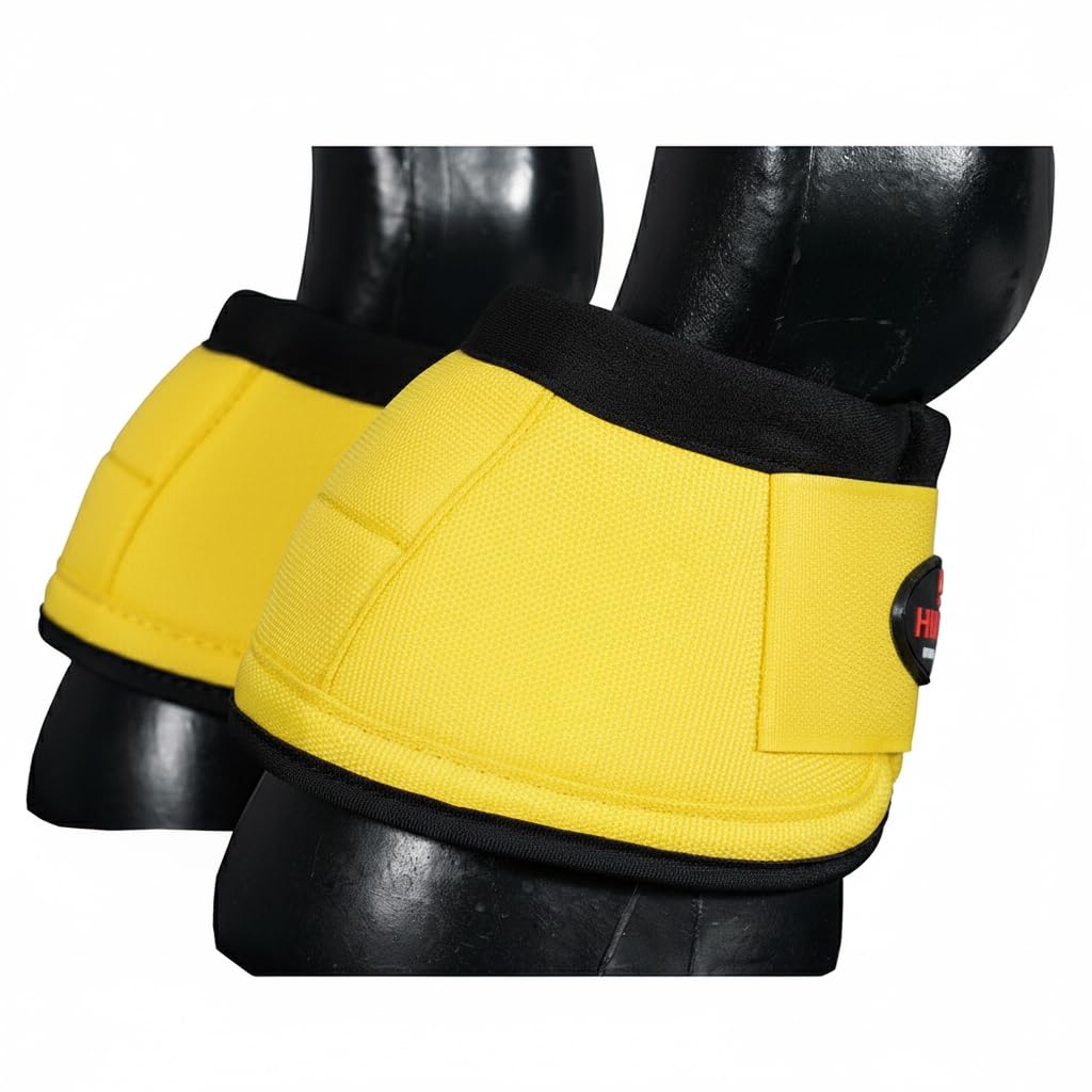 HILASON Horse No Turn Training Protective Shock Absorbing Bell Boots