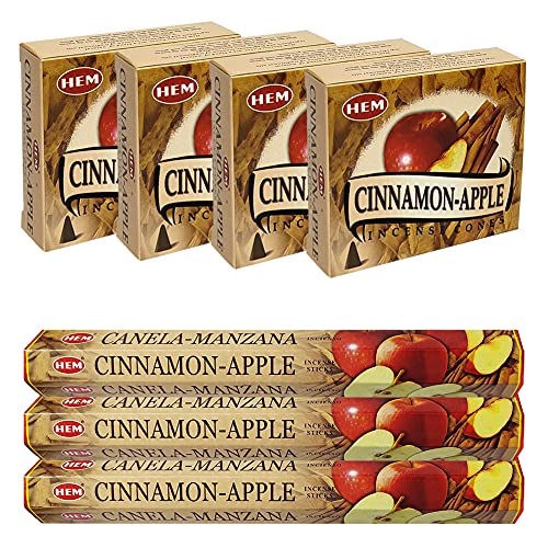 Cinnamon Apple Incense Sticks And Cone Incense Holder Variety Pack Bundle Insence Insense Insienso #TOP2