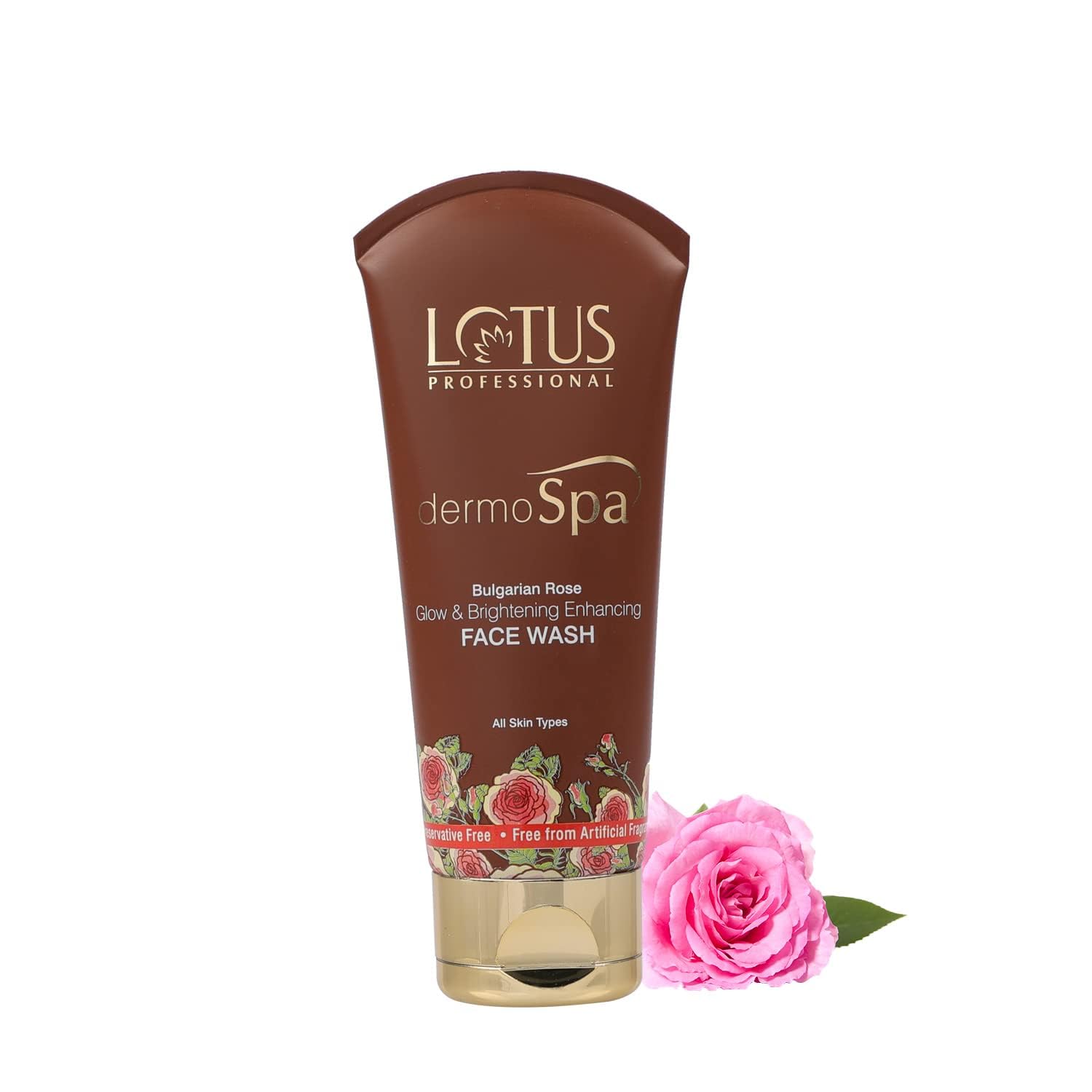 DermoSpa Bulgarian Rose Glow & Brightening Enhancing Face Wash | Bulgarian Rose | Preservatives free | 80g