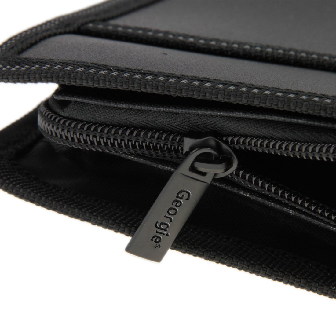 Sac porte-documents en nylon et cuir