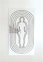 Placa Radiestesia Radiônica 15x27 cm - AURA HUMANA