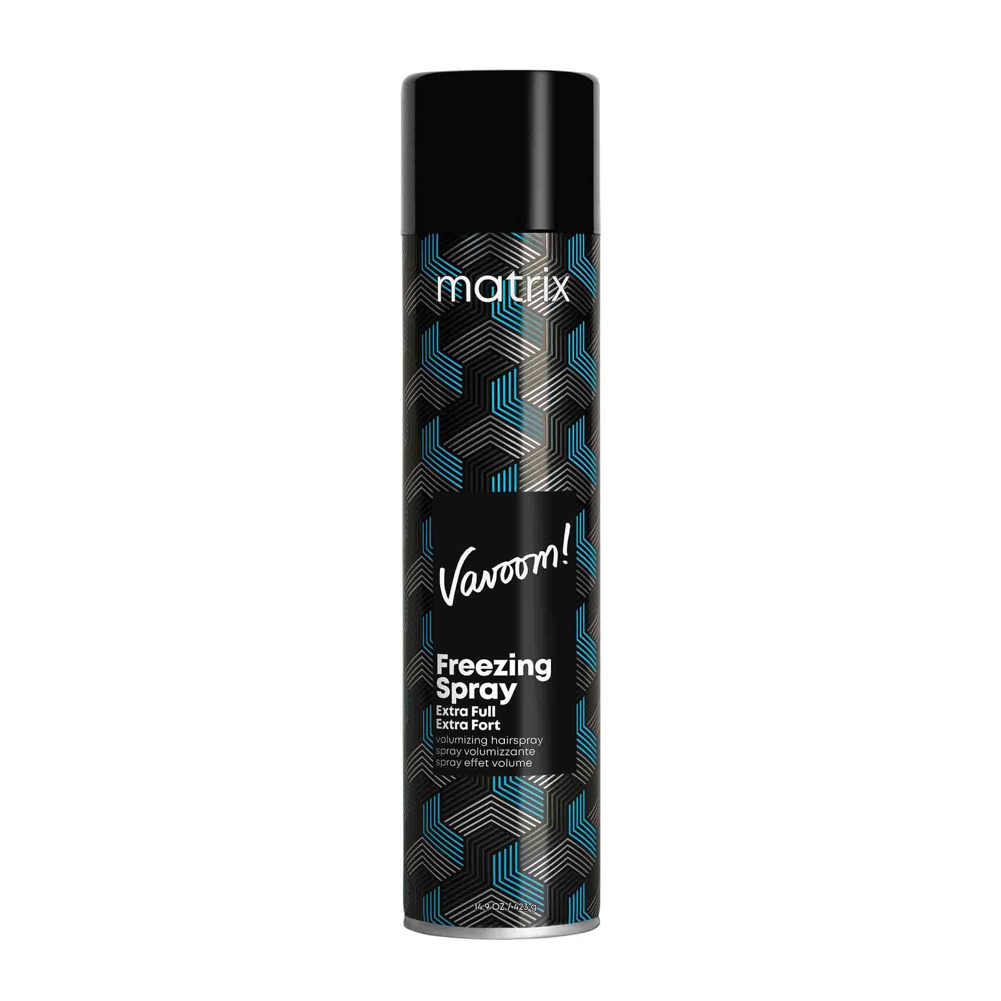 Matrix Vavoom Freeze Spray Extra Full Volumising Hairspray and Dry Shampoo, Locks in Volume and Absorbs Oil with High Hold and Satin Shine, 500ml