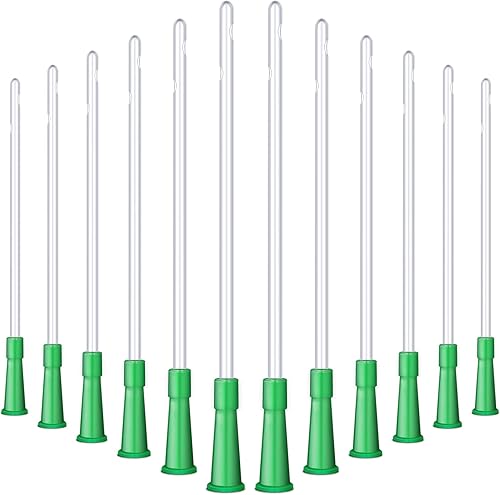 Tubos de repuesto de PVC Kit de tubos de repuesto transparentes manguera con extremo redondeado flexible para inserción suave (30 piezas, 12 FR)