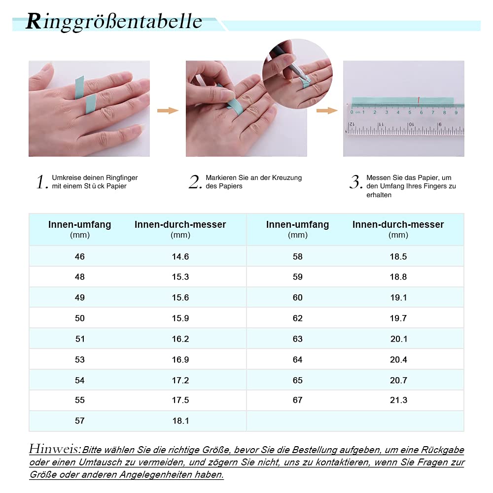 JewelryPalace Prinzessin Diana Kate Middleton Ringe, Verlobungsring Promise Ring Silber 925 Damen Schmuck