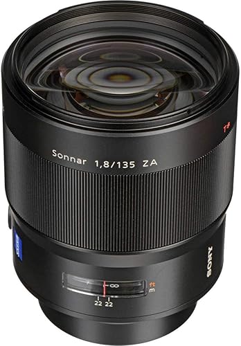 Miniatura 3 de Sony SAL-135F18Z 5.315 in f/1.8 Carl Zeiss Sonnar T Teleobjetivo para cámara réflex digital Sony Alpha