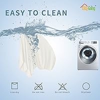 Vista 20 de Easy-Going Fundas Elásticas de 3 Piezas para Cojines de Sofá para Sofá Seccional Izquierdo/Derecho en Forma de L Chaise Lounge Funda de Asiento