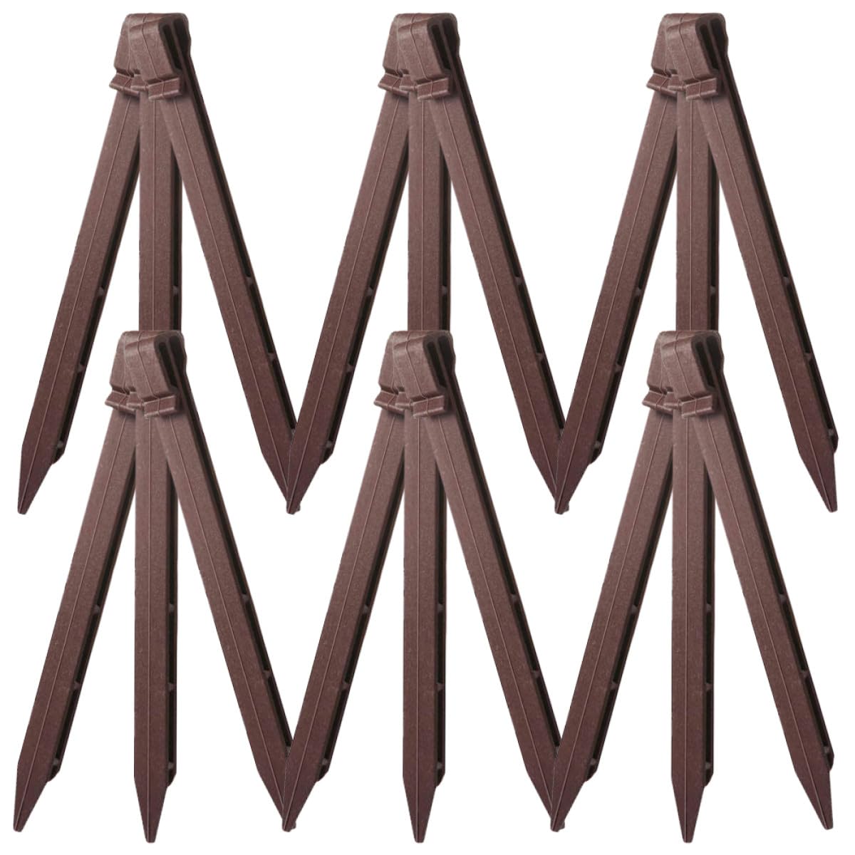 LALAFINA 30 Piquets de Jardin en Plastique Robustes et Polyvalents pour Aménagement Paysager, Lot de 30, Adaptés Camping et Jardinage