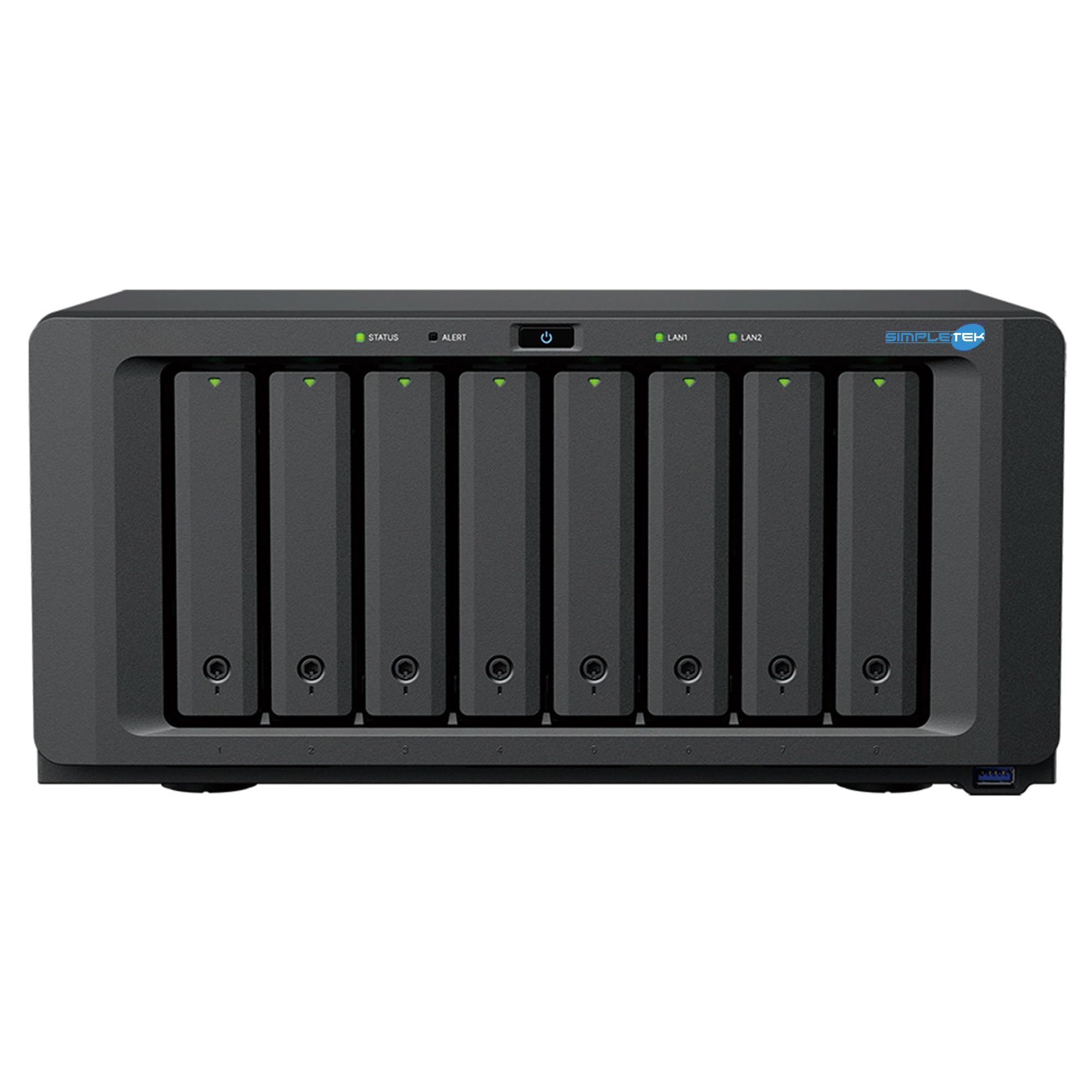 SIMPLETEK - Server NAS 8-Bay 8x2TB HDD Dual Core 8GB ECC (Ricondizionato)