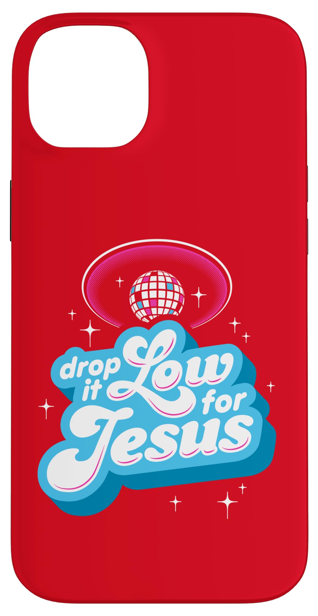 Coque iPhone 14 Plus Drop it Low pour Jésus avec design imprimé HD