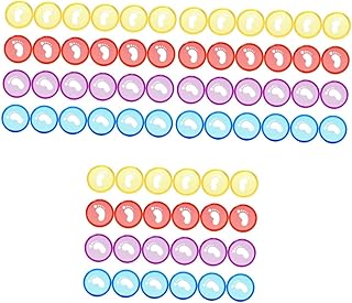 TEHAUX 120 Peças Fivela De Ligação Para Pés Anéis Fichários DIY Discos De Encadernação De Livros Disco Redondo De Metal Anéis Fichários De Plástico Anéis De Coração Fio Expansão