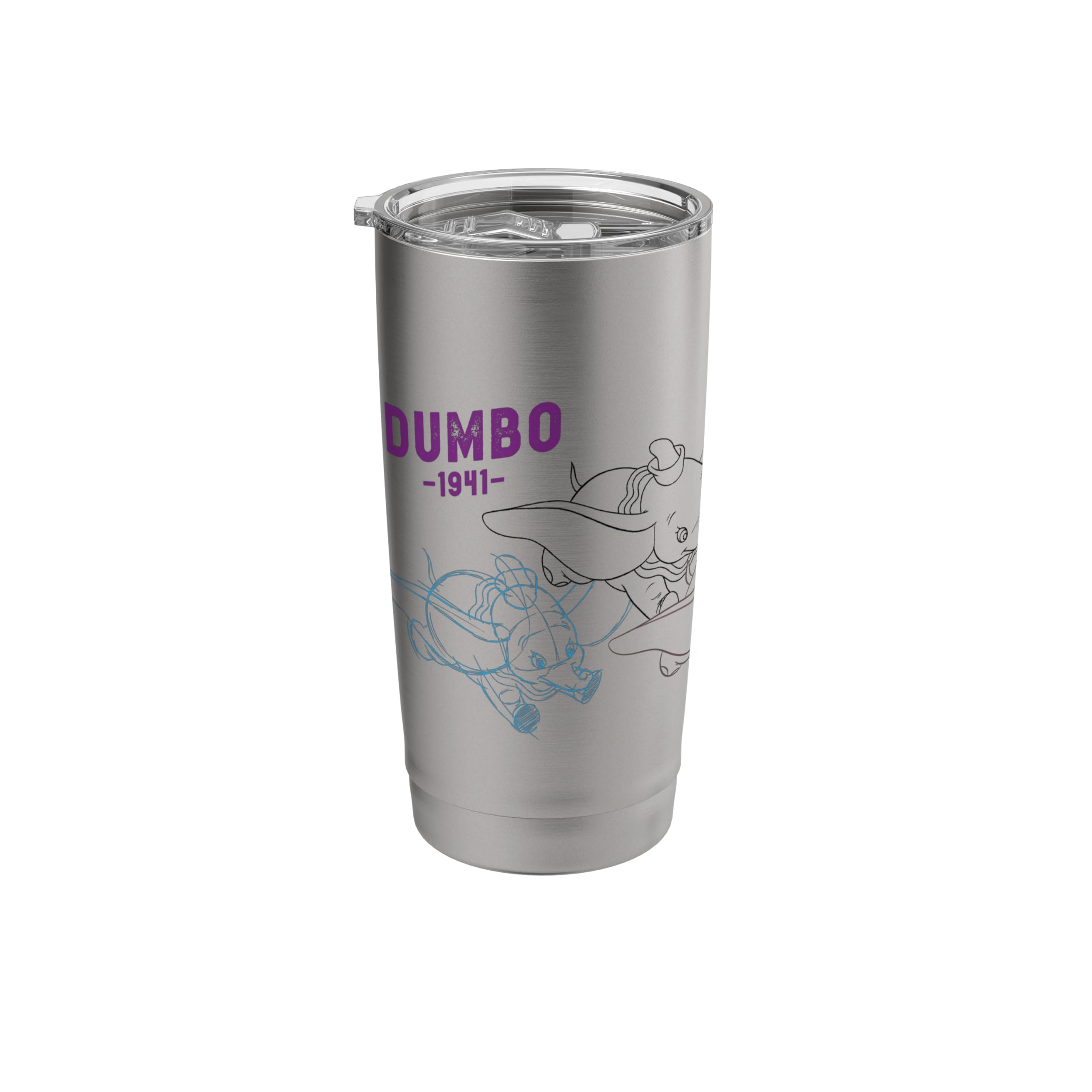 Disney Ink and Paint Dumbo 1941 Art Series Stainless Steel Insulated Tumbler