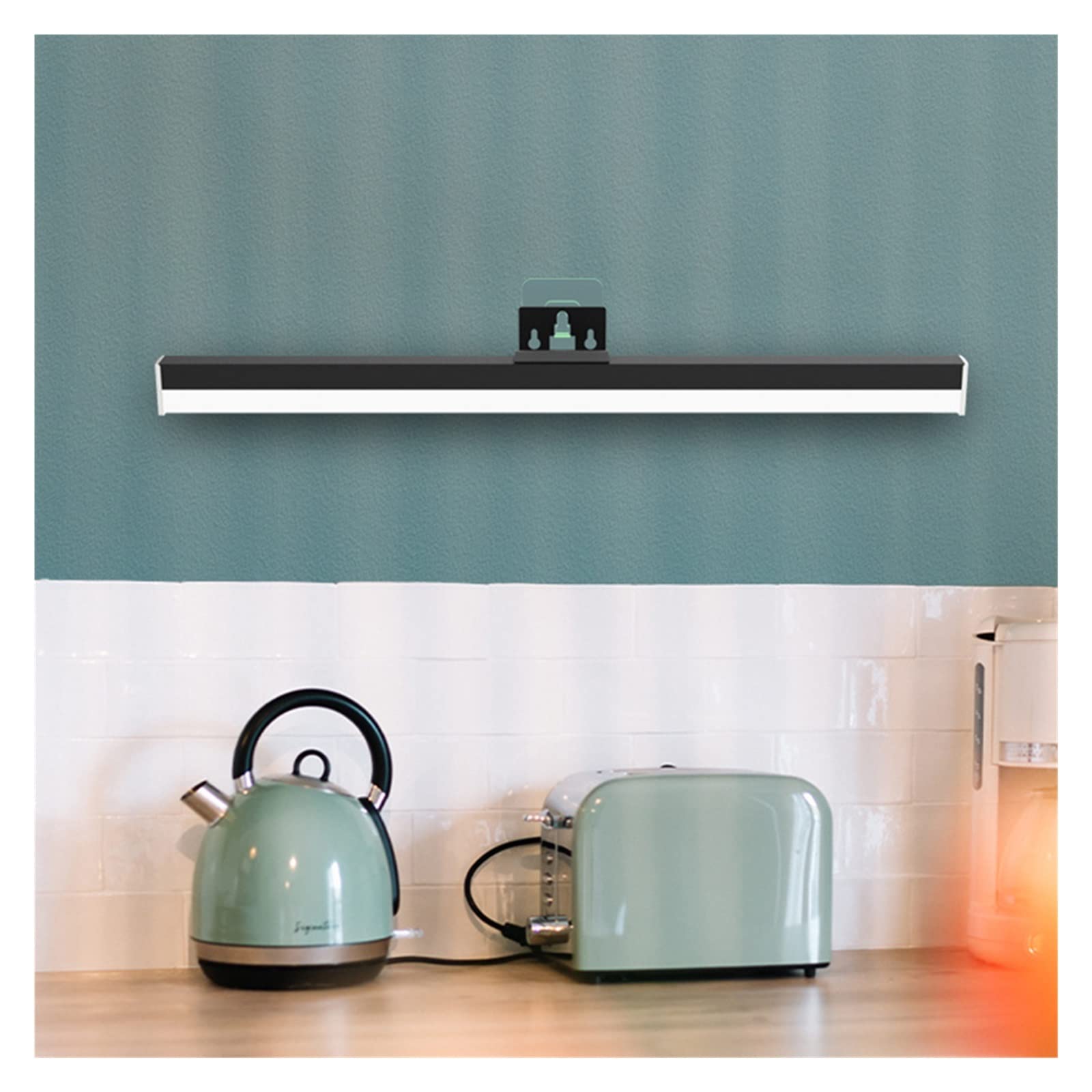 Luz Led Para Cuadros, 1 pieza de luz de imagen Led con Control remoto, pantalla de galería ajustable de 10 niveles, retrato artístico, pintura, lámpara de pared, recargable por Usb Para IluminacióN Co