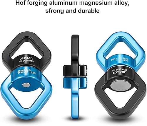 Miniatura 6 de Giratorio azul negro del oscilación, accesorio rotatorio más seguro de la ejecución del dispositivo de 30 KN