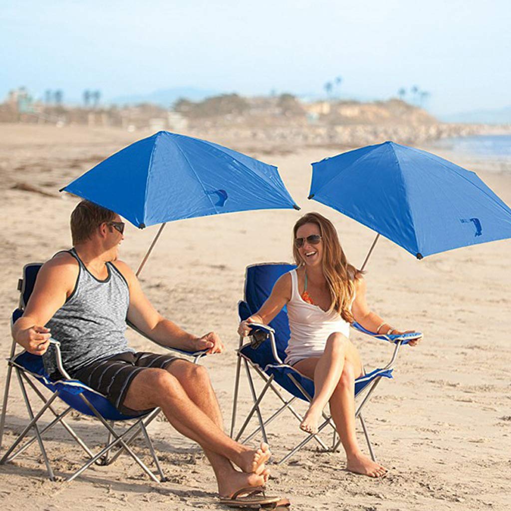 Amazon｜塗装済み鉄製チューブ折りたたみ椅子、パラソル付きアウトドア