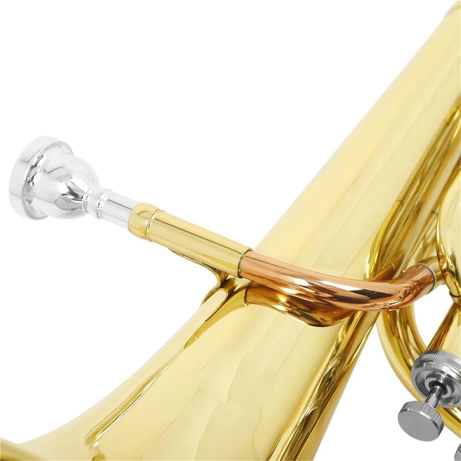 Eufonium Bb Euphonium 3 Kluczowy Pionowy Baryton Tenorowy Z Rękawiczkami Mosiężnymi Instrumentami Muzycznymi
