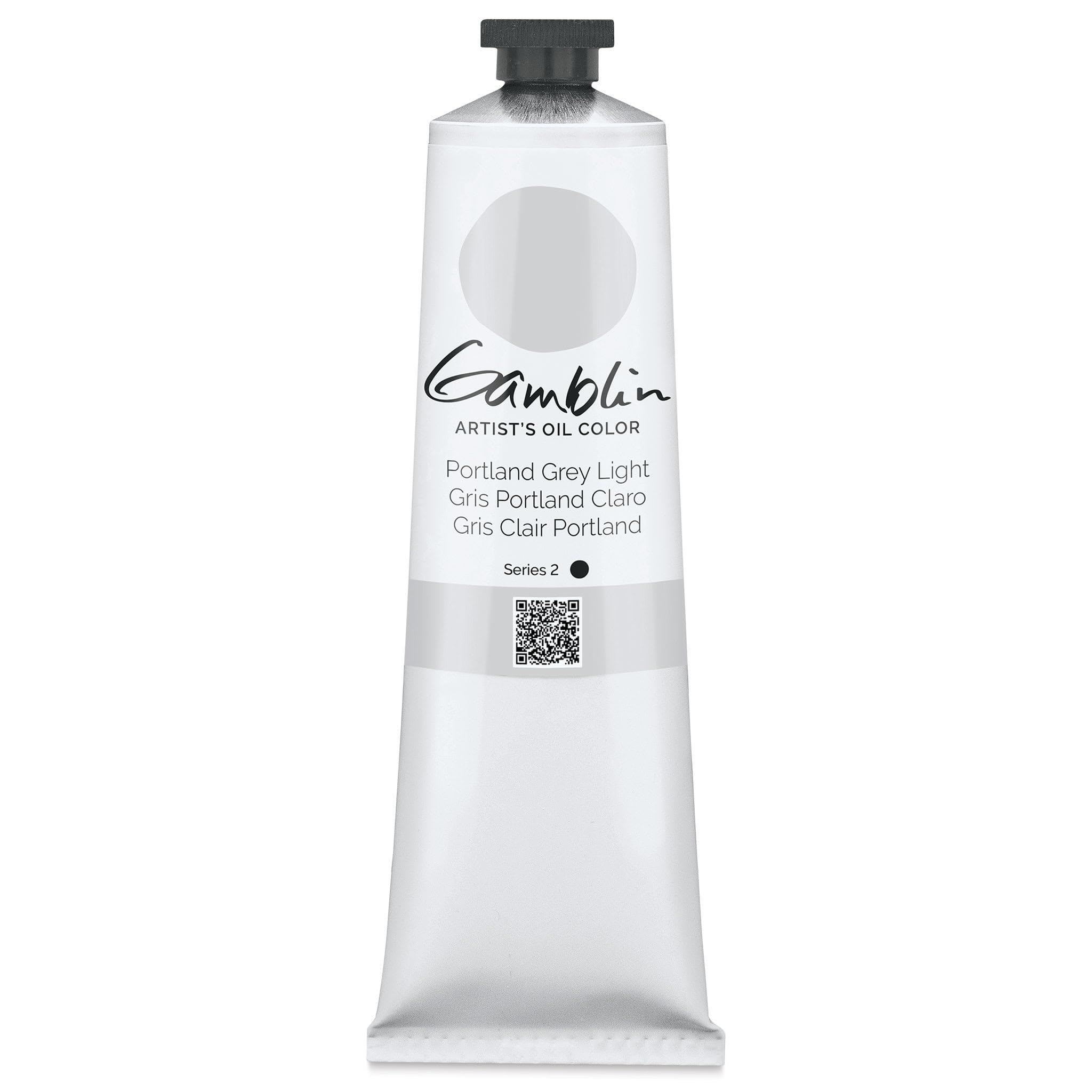 Gamblin Portland Grey Light Artist Oil Color - 150 Ml Tube By