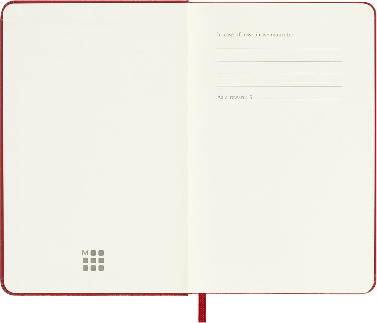 Moleskine Classic 12 Month 2026 Weekly Planner, Hard Cover, Pocket (3.5" x 5.5"), Scarlet Red, 144 pages