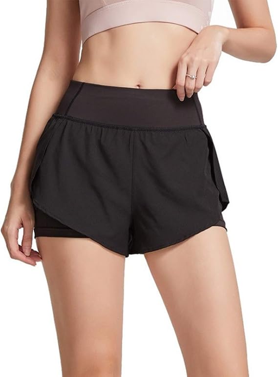 Amazon Improd ショートパンツ 短パン ランニングスポーツウェア レディース 吸汗速乾 サイドポケット フィットネス スポーツ ショート パンツ ヨガウェア ヨガパンツ ポケット付き 軽質 通気 快適 ショート ハーフパンツ 通販