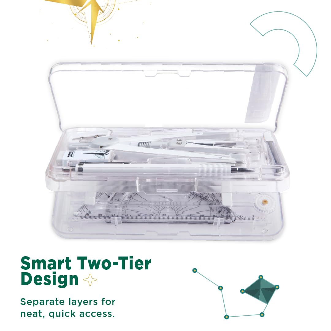 Classmate Explorer Geometry Box | Transparent Geometry Box 2