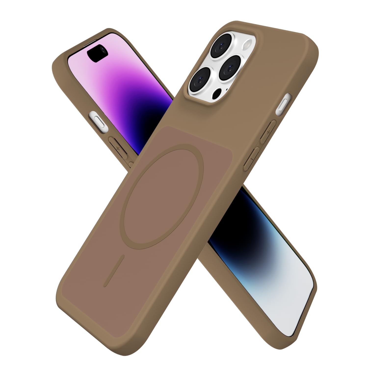 Coque silicone liquide iPhone 14 Pro Max souple pour le quotidien des femmes - 3