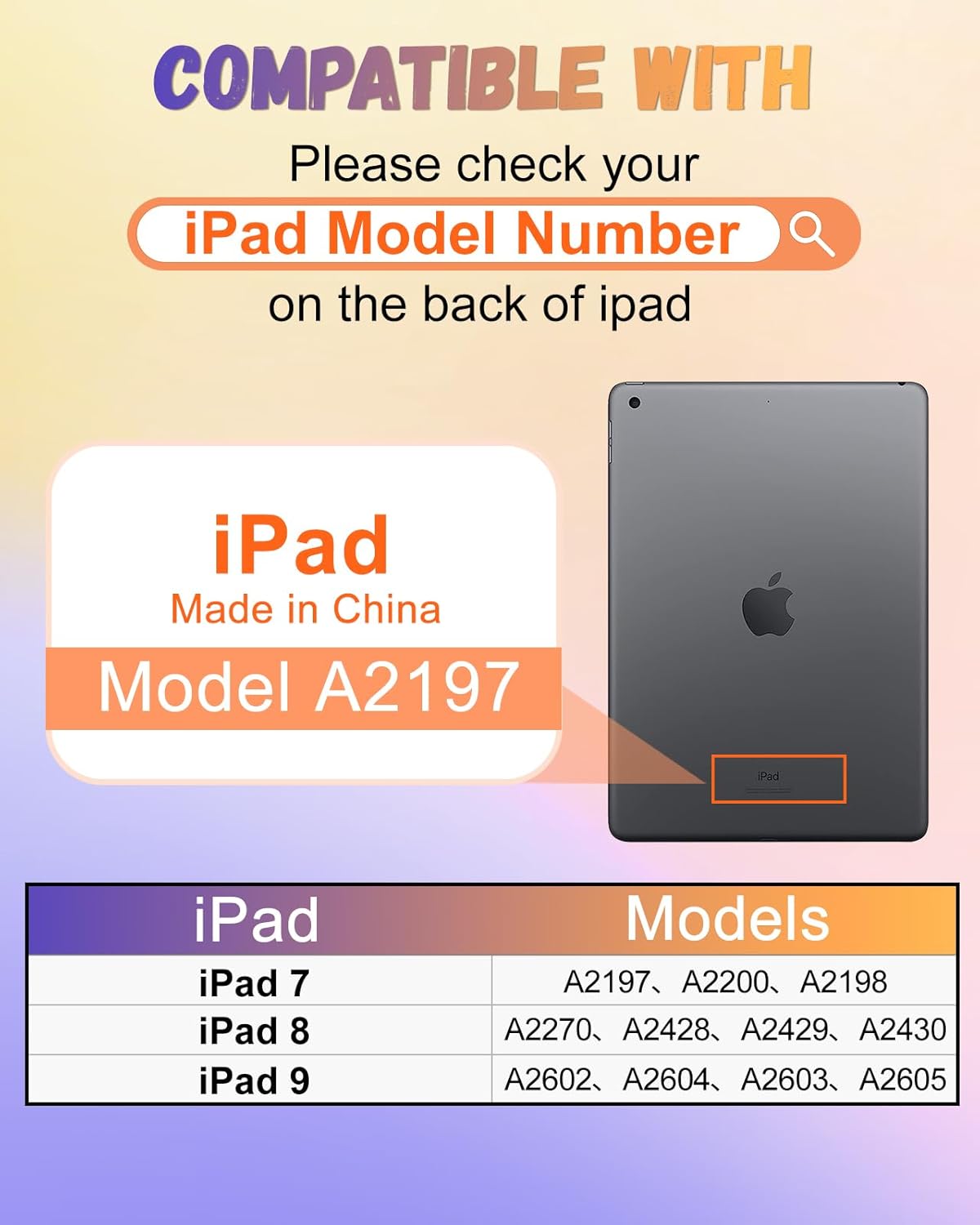 JoySolar for iPad 7th/8th/9th Gen Folio Case - Cute Design Book-Style Protector Classic Cartoon Kawaii Pattern for Kids Boys Girls Adults Fashion Cover