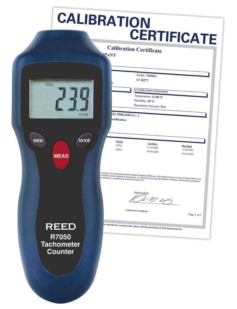 REED Instruments R7050 Compact Photo Tachometer and Counter, Amazon