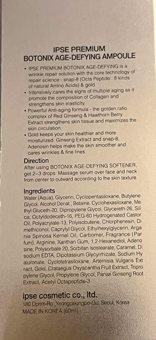 Amazon.com: IPSE Premium Botonix Age Defying 24K Gold and 8