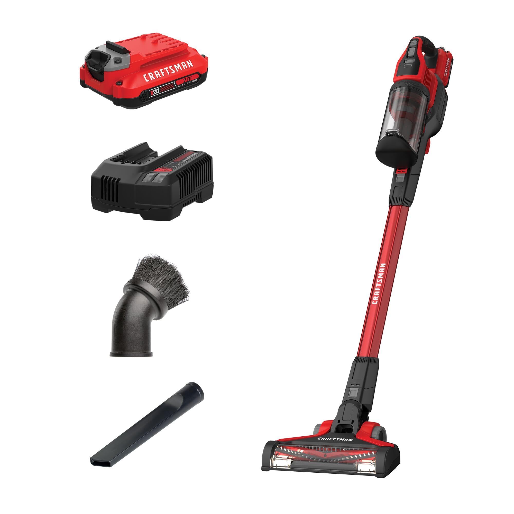 CRAFTSMAN V20 Cordless Stick Vacuum Kit, Removable Battery Included (CMCVS001D1)-image-21