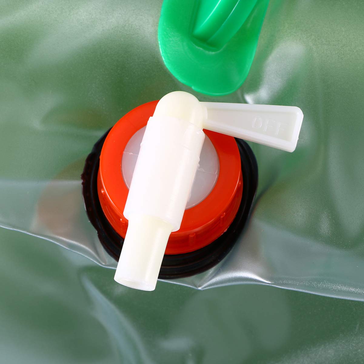 POPETPOP Collapsible Folding Water Container Portable Outdoor Water Carrier with Off Tap Space Saving Design Durable Material for Camping and Travel