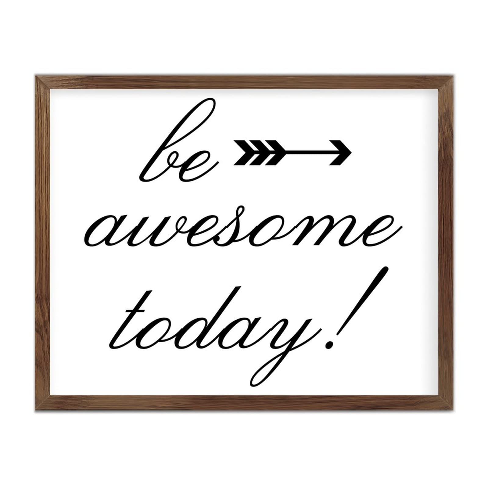Art mural familial inspirant Be Awesome Today pour embellir vos murs et partager la joie