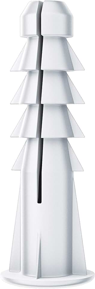 Sforplast Bucha Sd Plástica Com Aba 6 Mm - 100 Peças