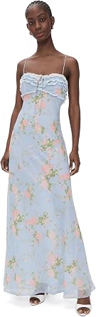 For Love & Lemons Womens Natalie Maxi Dress